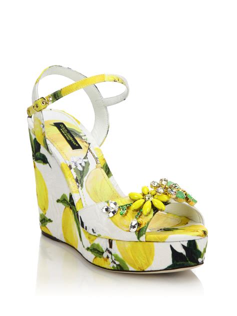 dolce gabbana sandali donna|dolce gabbana sandals lemon.